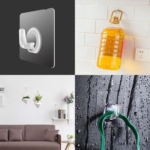 Transparent Kitchen Hook Sticker