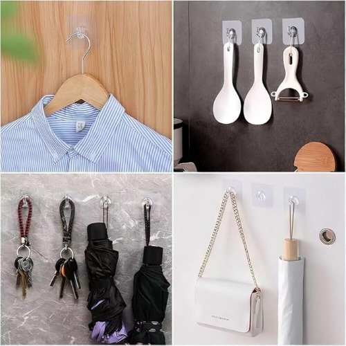 Transparent Kitchen Hook Sticker
