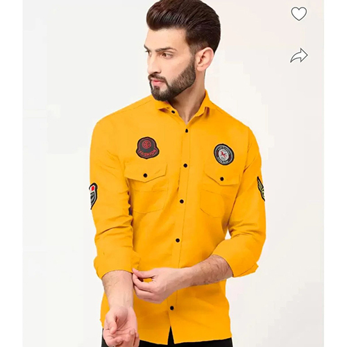 Designer Shirt - Color: Yellow