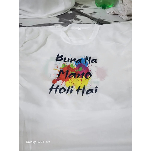 Holi T-Shirt Collection - Color: White