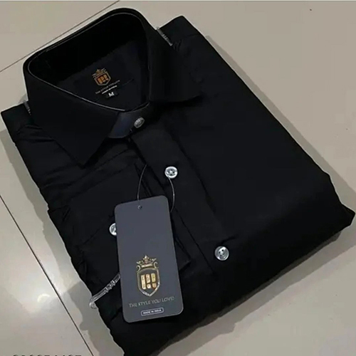 Men Shirts - Color: Black