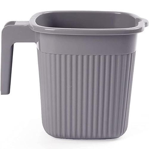 Plastic Bath Mug - Color: Grey