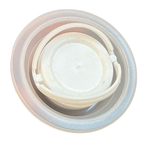 White Plastic Spout Cap - Size: Standard