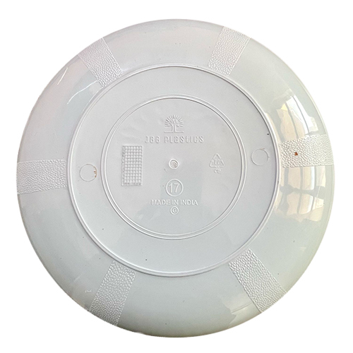 17 No.Plastic Unbreakable Tasla - Color: White