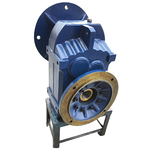 F-Series Helical Gear Box - Color: Blue Paint Coated