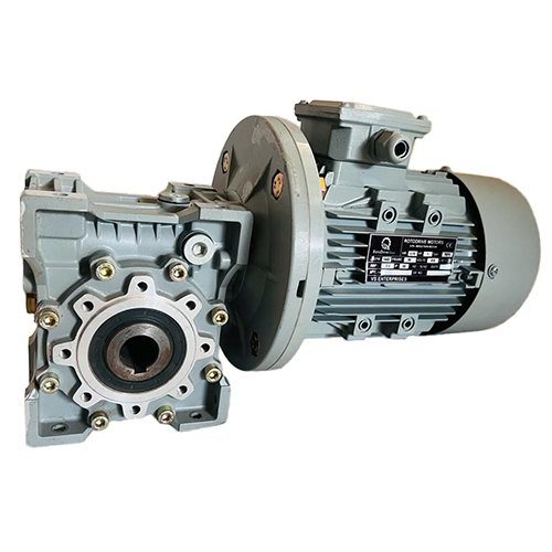 Worm Geared Motor - Color: Grey