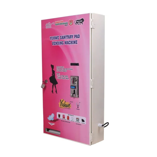 Electric Sanitary Napkin Vending Machines - Material: Mild Steel