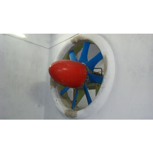 Axial Flow Fan System - Wall Mounted Design, 1000/1440 RPM Speed Modes, White Color, 1 Year Warranty