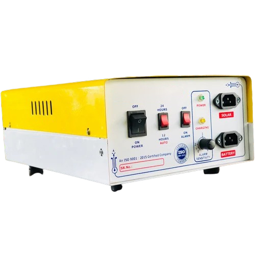 9 Kv Solar Zatka Machine - Color: Yellow & White