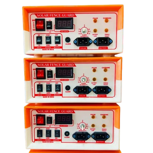 12 Kv Display Solar Zatka Machine - Color: Orange