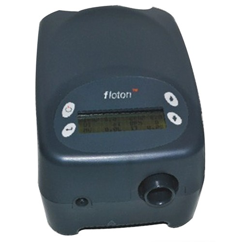 Resmed Floton S20 Bipap Device - Plastic, 170x117x93mm Dimensions, Black | Ergonomic Tilted Display, Auto Ramp, Humidifier Compatible, 30db Noise Level, Cloud Connectivity And Bluetooth