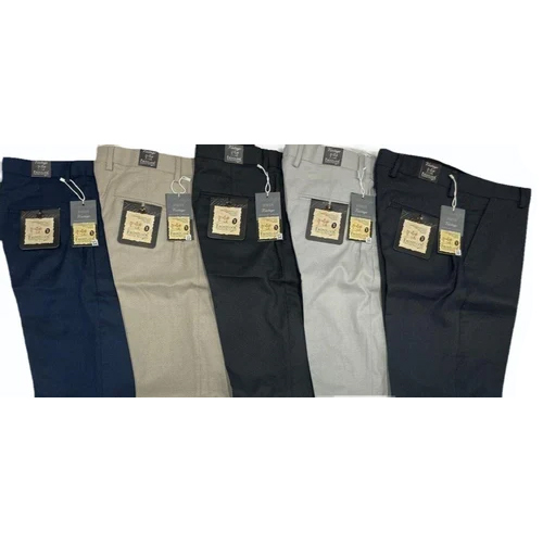 Men Polyester Viscous Regular Fit Pants - Color: All Color