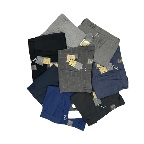 Slim Fit Ankle Length Formal Pants - Color: All Color