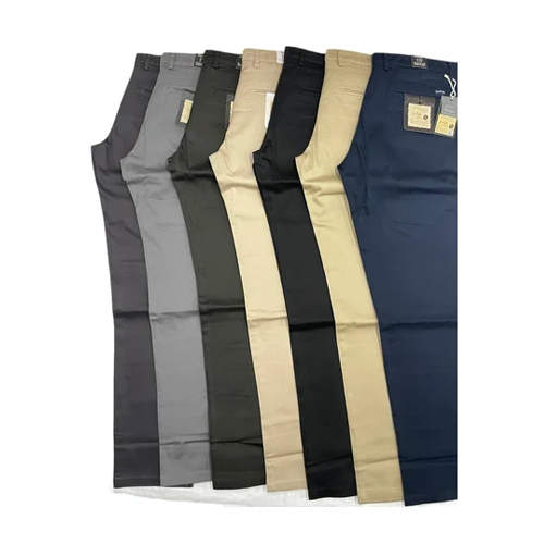 Men Regular Fit Cotton Pant - Color: All Color