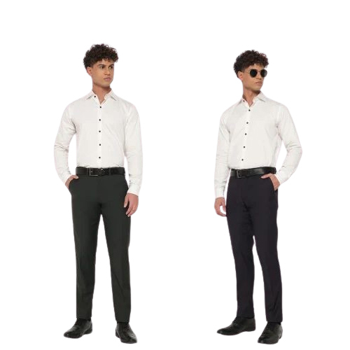 Alleviate Mens Plain Trousers - Color: All Color