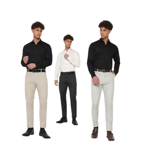 Tizora Mens Plain Trousers - Color: All Color