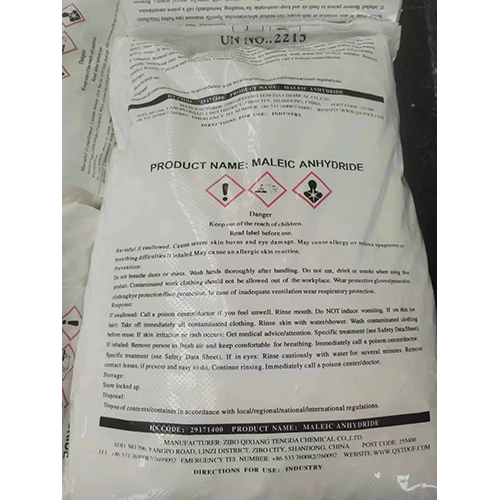 25 Kg Maleic Anhydride - Application: Industrial