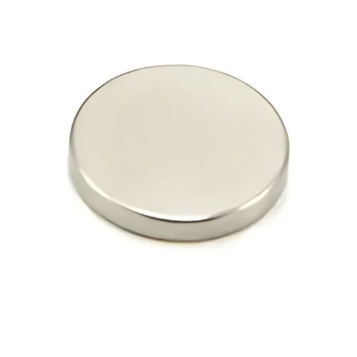 8x1.5mm Disc Neodymium Magnet - Neodymium Iron Boron Material, Silver Color, Round Shape | Industrial-Grade Permanent Magnetic Strength