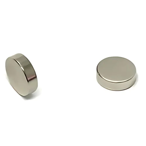 10x3mm Disc Neodymium Magnet - Neodymium Iron Boron, Silver Color, Round Shape | Ideal for Industrial Applications, Permanent Magnets