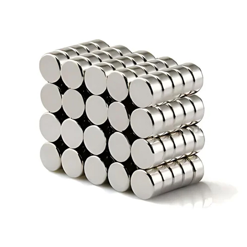 15x5mm Disc Neodymium Magnet - Neodymium Iron Boron, Round Shape, Silver Color | Permanent Magnet for Industrial Applications