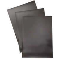 Rubber Magnet Sheet - 300 X 300 X 0.5mm | Black Square Soft Magnet For Toys & Games Applications