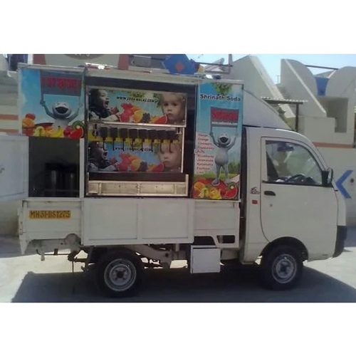 Mobile Van Soda Vending Machine - Material: Stainless Steel/Mild Steel