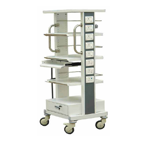 Si061 Monitor Trolley - Color: As Per Requirement