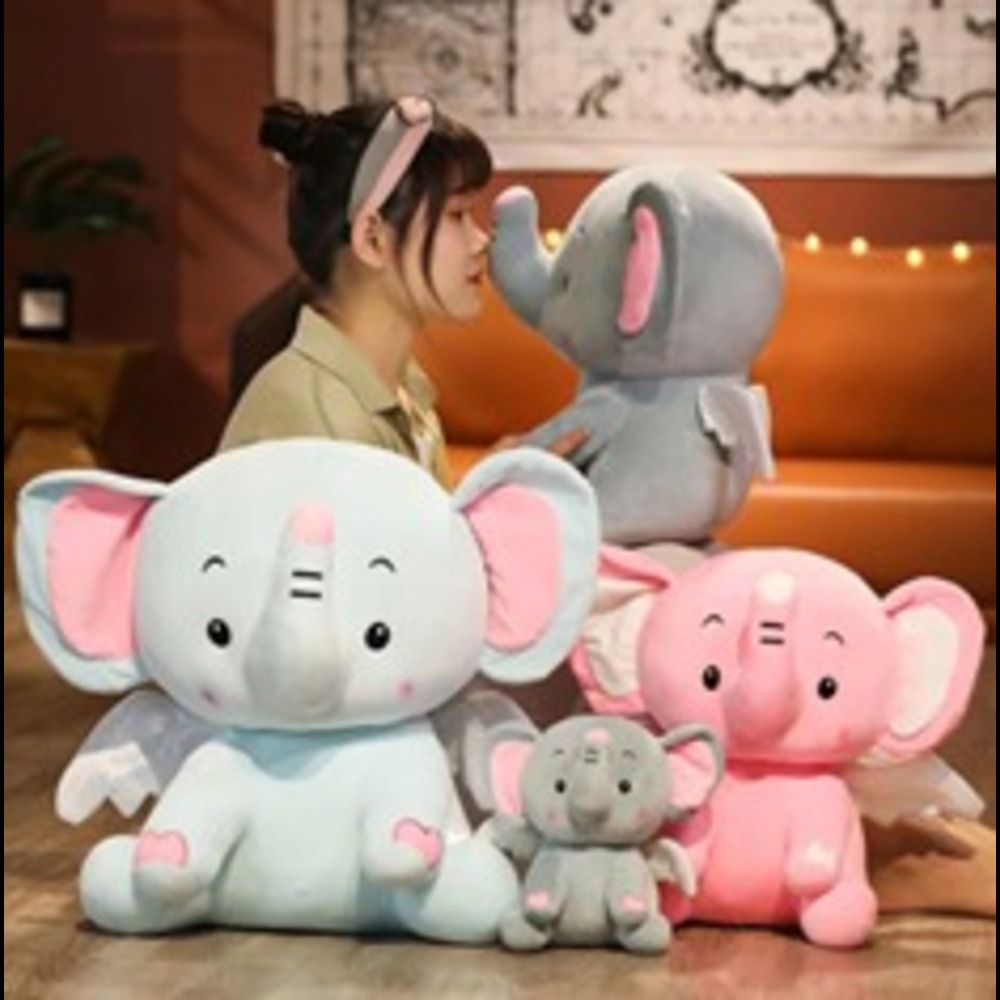 Elephant Soft Toy - Color: Multicolor