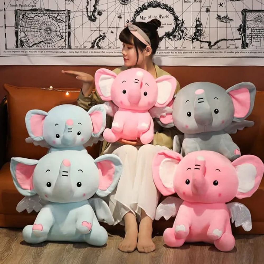 Elephant Soft Toy - Color: Multicolor