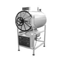 SI107 High Pressure Horizontal Cylindrical Sterilization - Stainless Steel, Multiple Sizes Available | Modern Design, Coated for Longevity, Semi-Automatic Operation, Ideal for Hospital Use