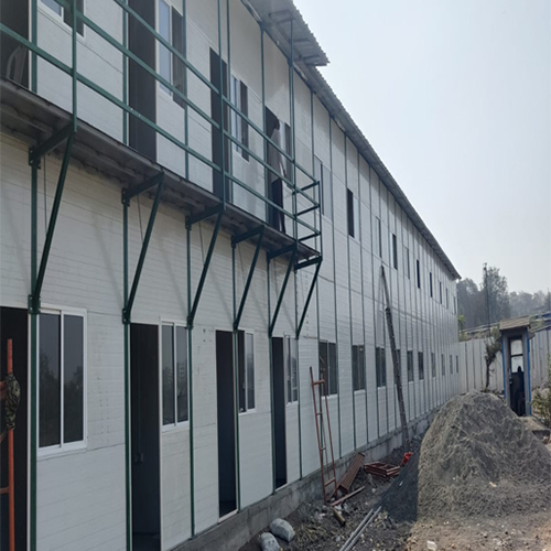Prefab School College - Color: White
