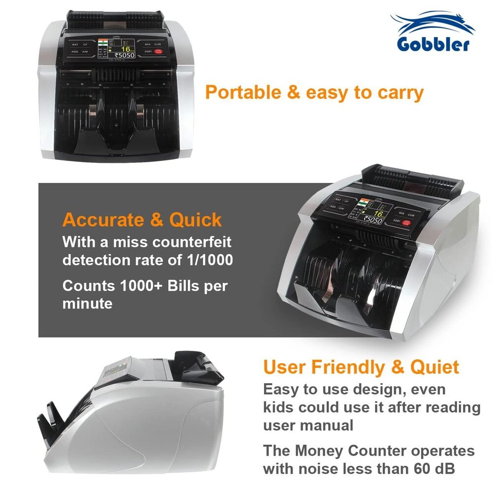 Gobbler Gb 9788 E नोट काउंटिंग मशीन