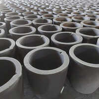 Silver Melting Ringed Graphite Crucible