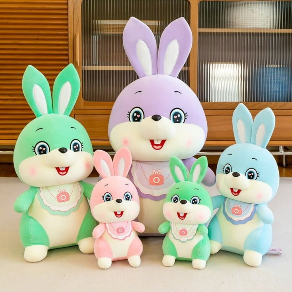 Rabbit Soft Toy - Color: Multicolor