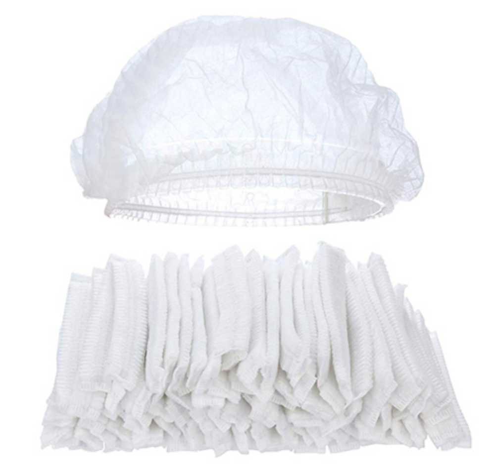 Disposable Bouffant Cap - Color: White