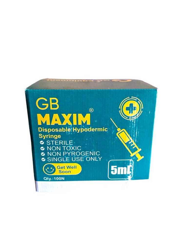 Gb Maxim 5Ml Syringe - Needle Material: Stainless Steel