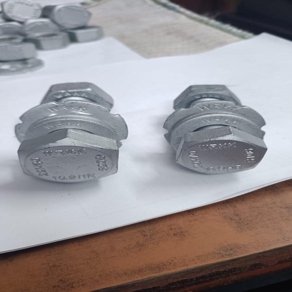High Strength Friction Grip (Hsfg) Bolts - Color: Silver