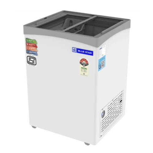 Sliding Door Glass Top Deep Freezer