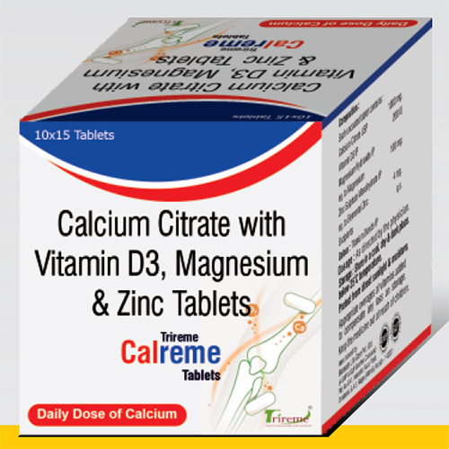 Calreme Tablets - Drug Type: General Medicines