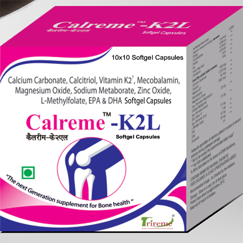 Calreme K2L Softgel Capsules - Dosage Form: Tablets