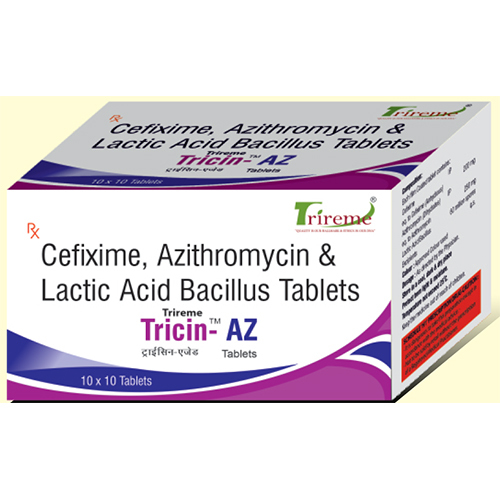 Tricin Az Tablets - Drug Type: General Medicines