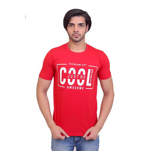 Red Round Neck T-shirt