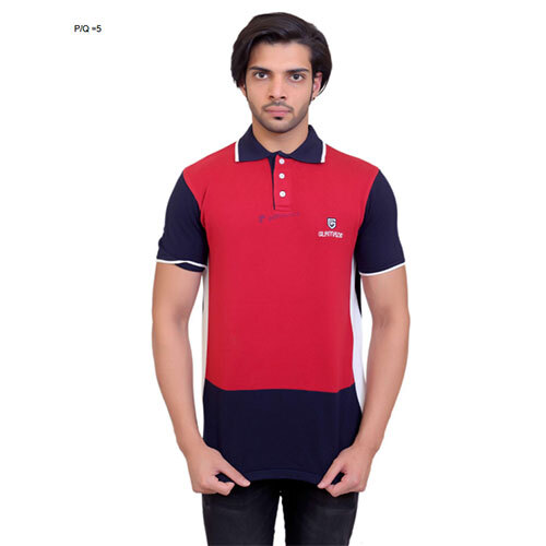 Red and Blue Polo T-shirt