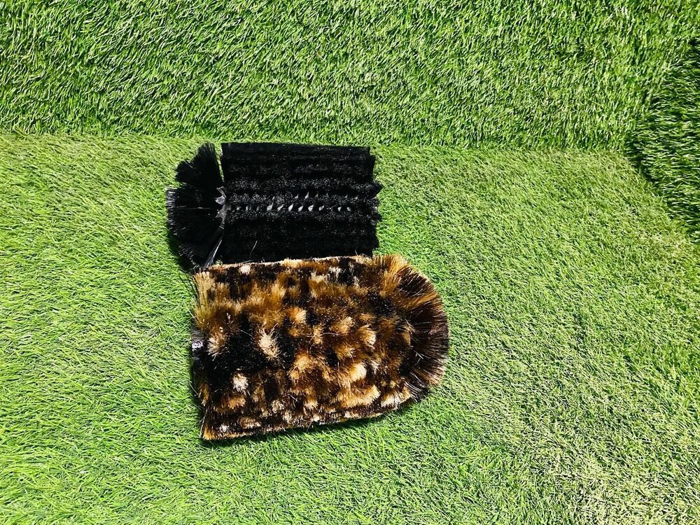 Brass Concrete Texturing Brush For Industrial - Bristle Color: Black Brown
