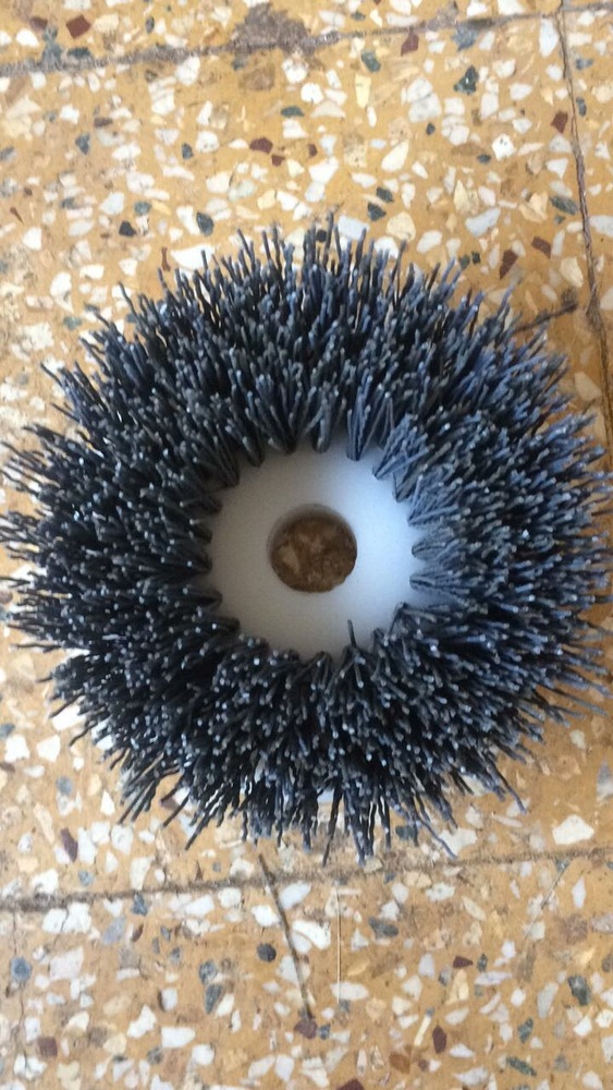 Disc Brushes For Industrial Uses - Bristle Color: Black