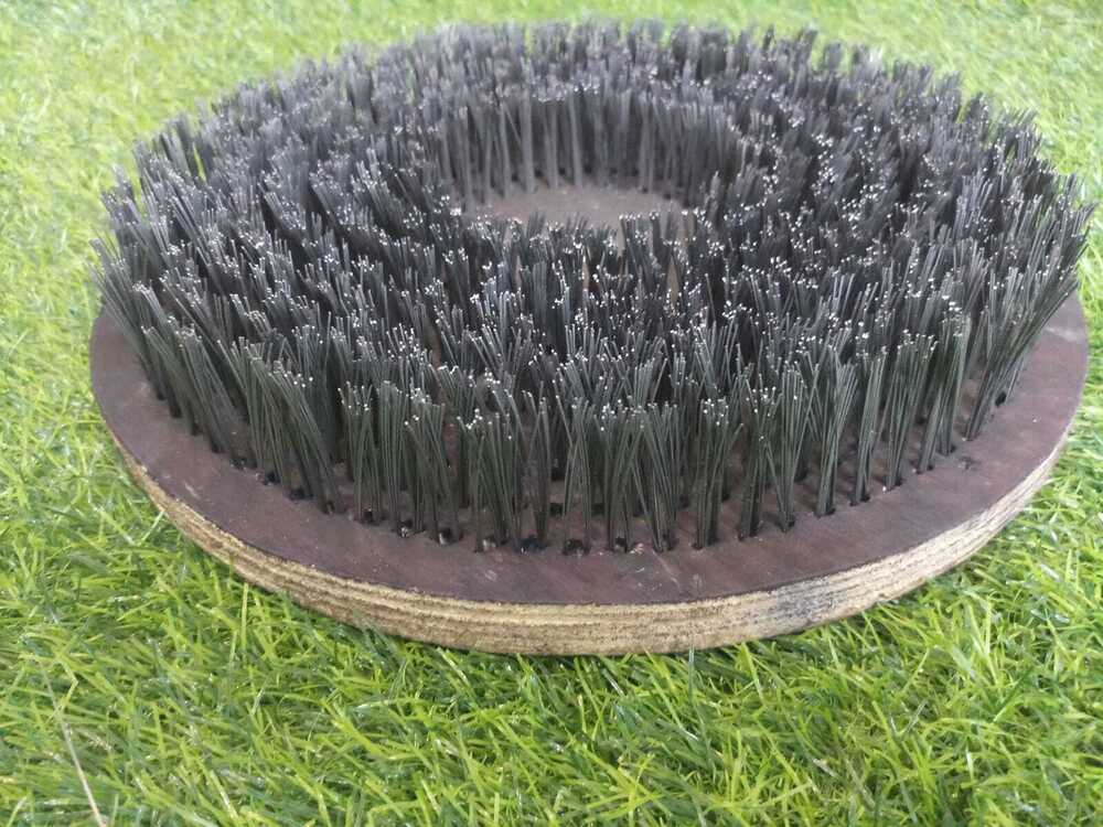 Disc Brushes For Industrial Uses - Bristle Color: Black