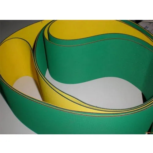 8Mm Nylon Sandwich Belt - Color: Yellow & Green