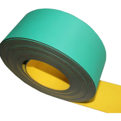 6Mm Nylon Sandwich Belt - Color: Yellow And Green