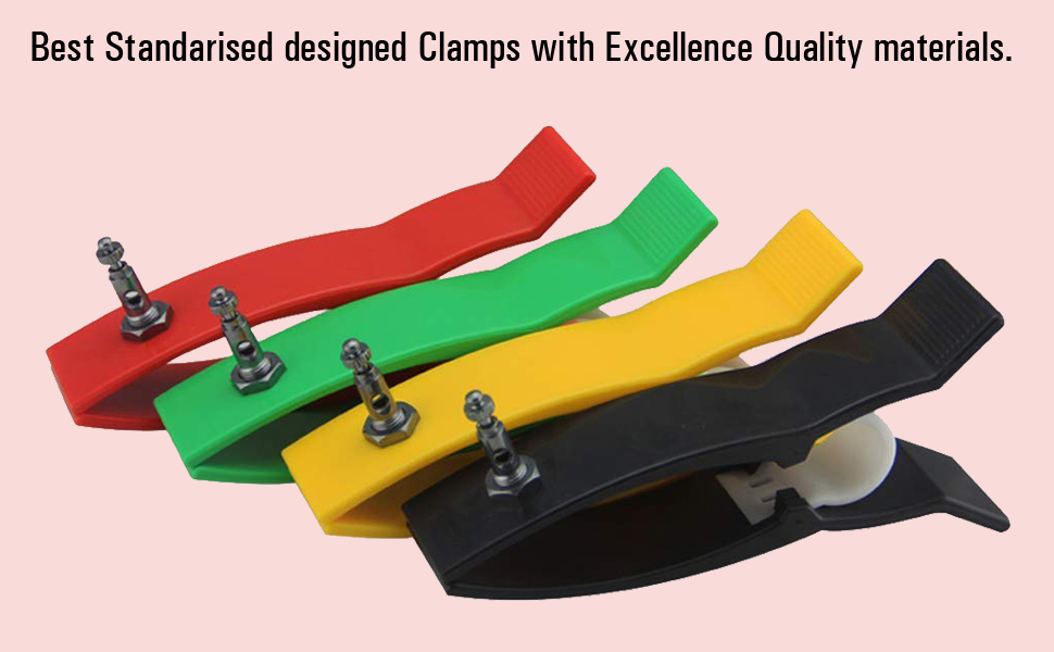 Ecg Clamp Limb Electrode Set (Set Of 4) - Color: Multicolor