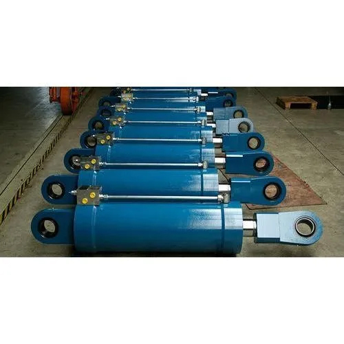 Ram Type Hydraulic Cylinder - Color: Blue